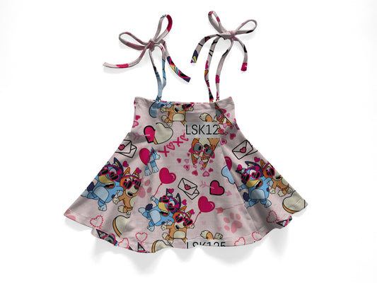 Xoxo dog  tie skirt