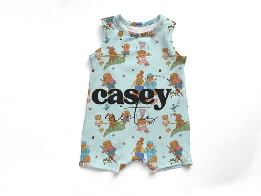 Bear  Tank romper