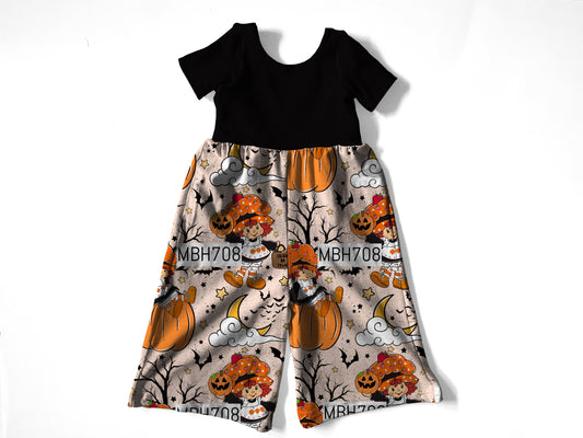 Pumpkin shortcake Autumn romper