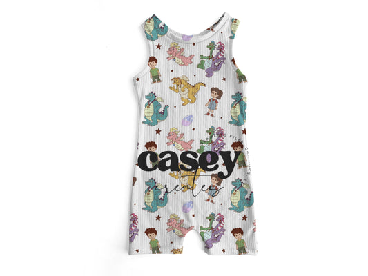 Dragon tails Ollie romper