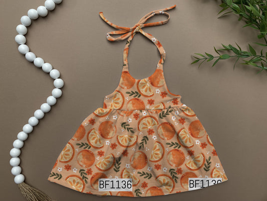Orange  Clementine dress