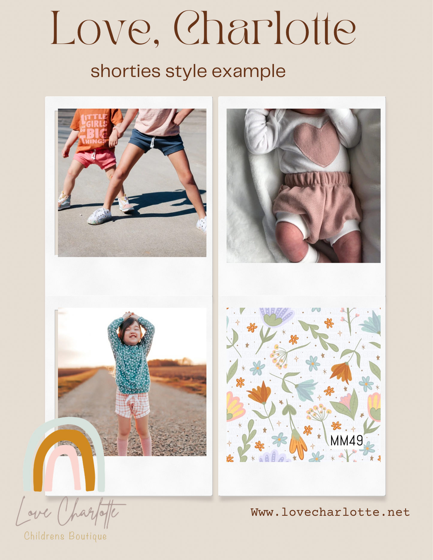 Flower stand shorties
