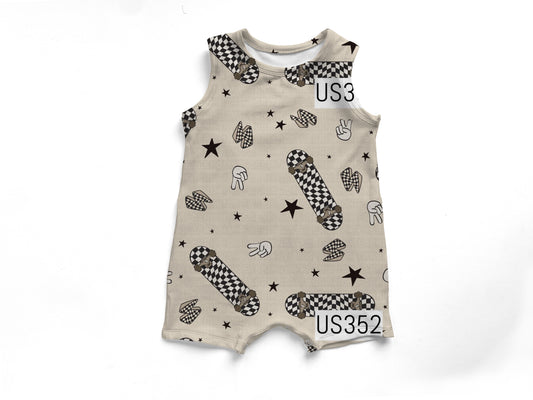 Skate Tank romper