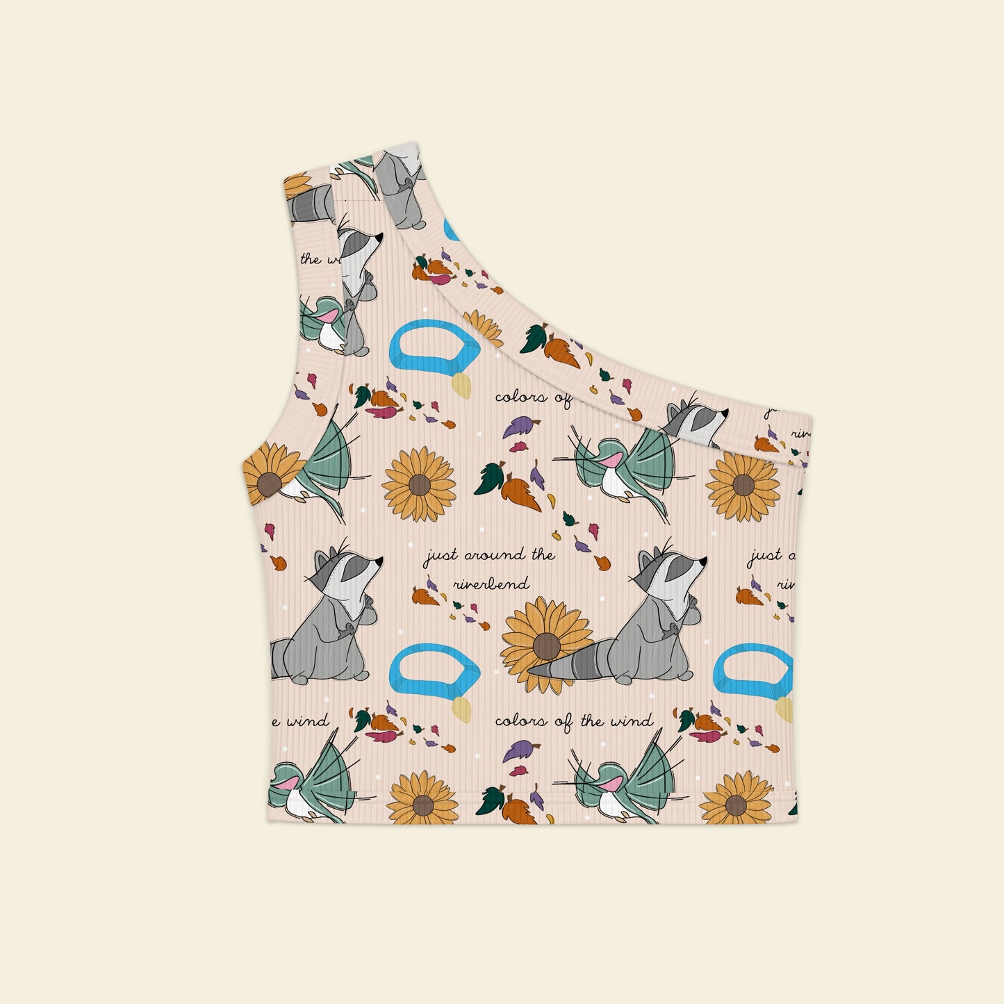 River bend One shoulder top