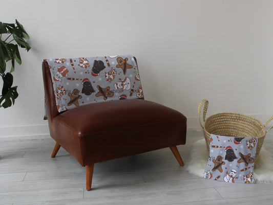 Space Christmas Playmat, swaddle, and blanket