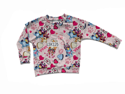 Xoxo dogs  Dolman top
