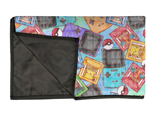 Got to catch em all  playmat, swaddle, and blanket