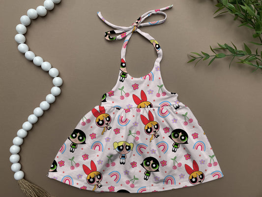Power puff Clementine dress