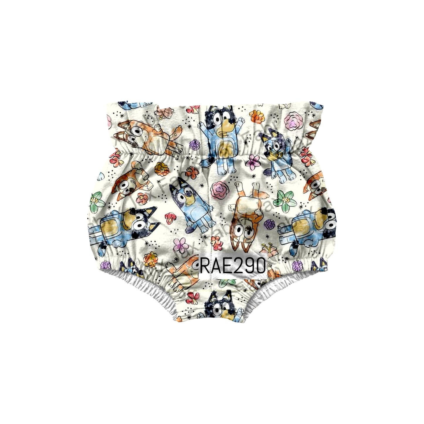 Sketch dog  paper bag bloomers