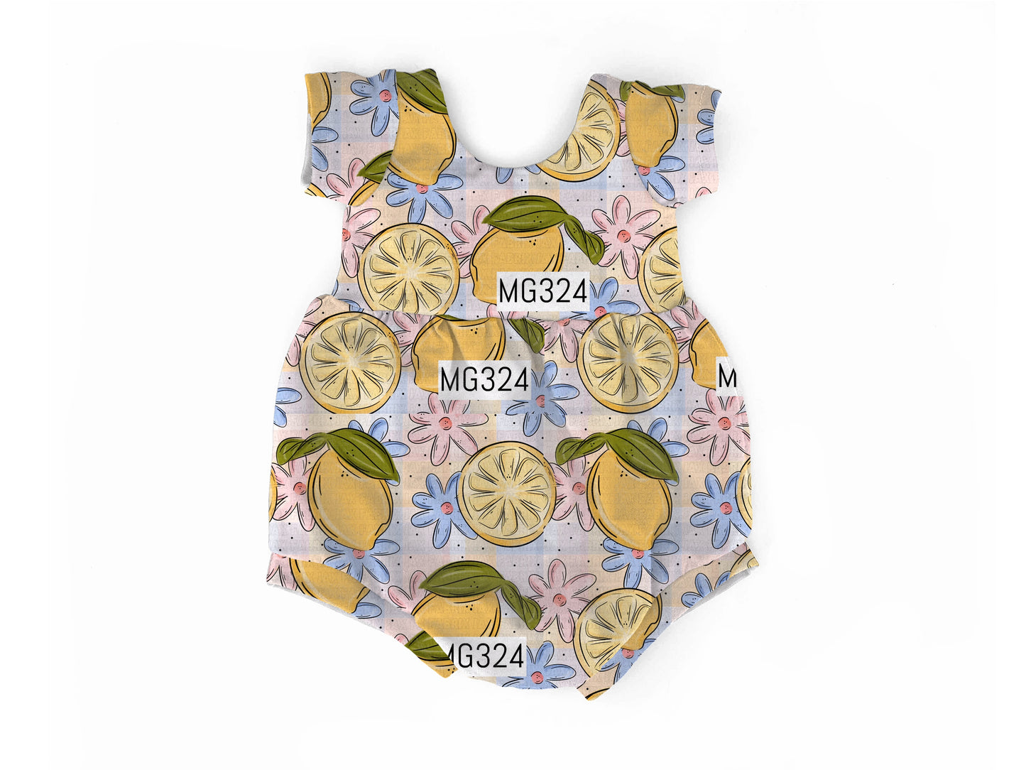 Lemon  bubble romper