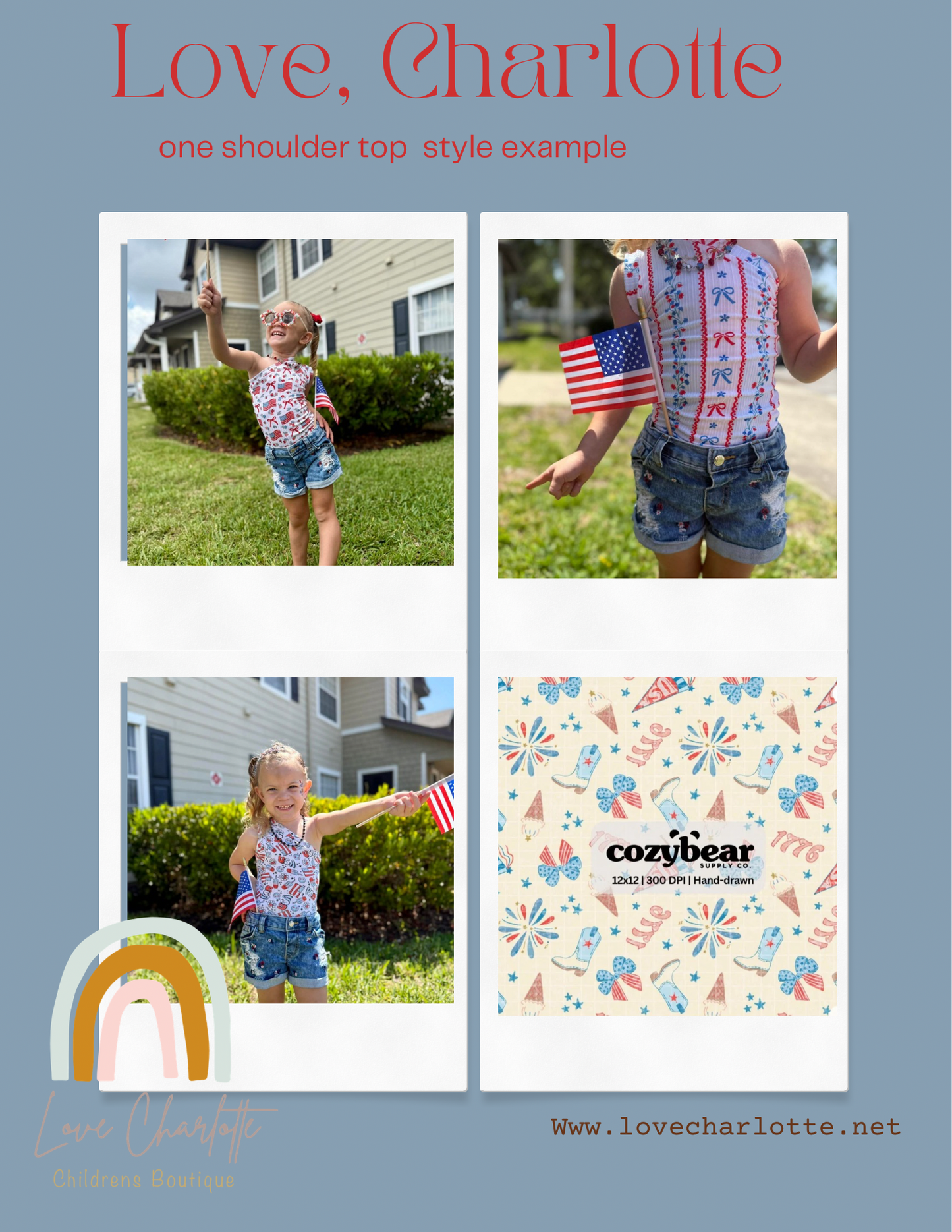 1776￼One shoulder top