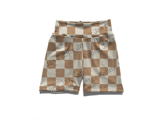 Check biker shorts
