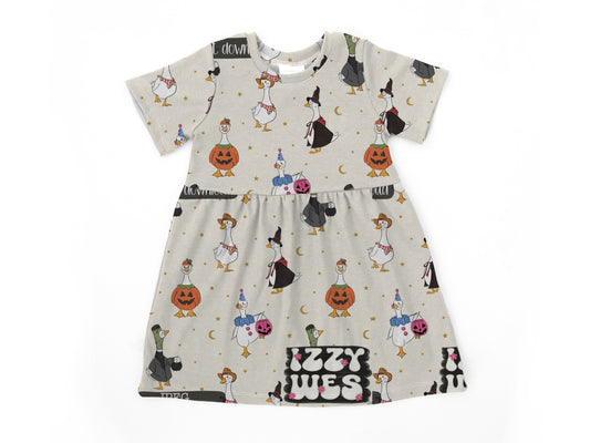 Cute goose Bell dress