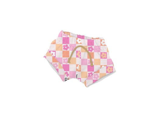 Summer check shorties