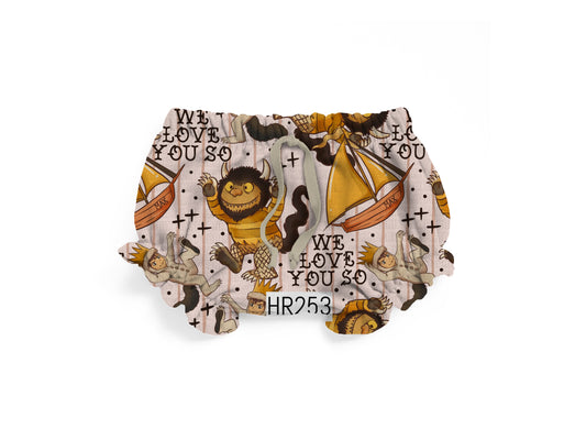 Wild things Ruffle shorties