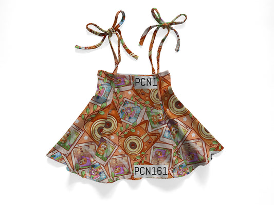 Bingo  tie skirt