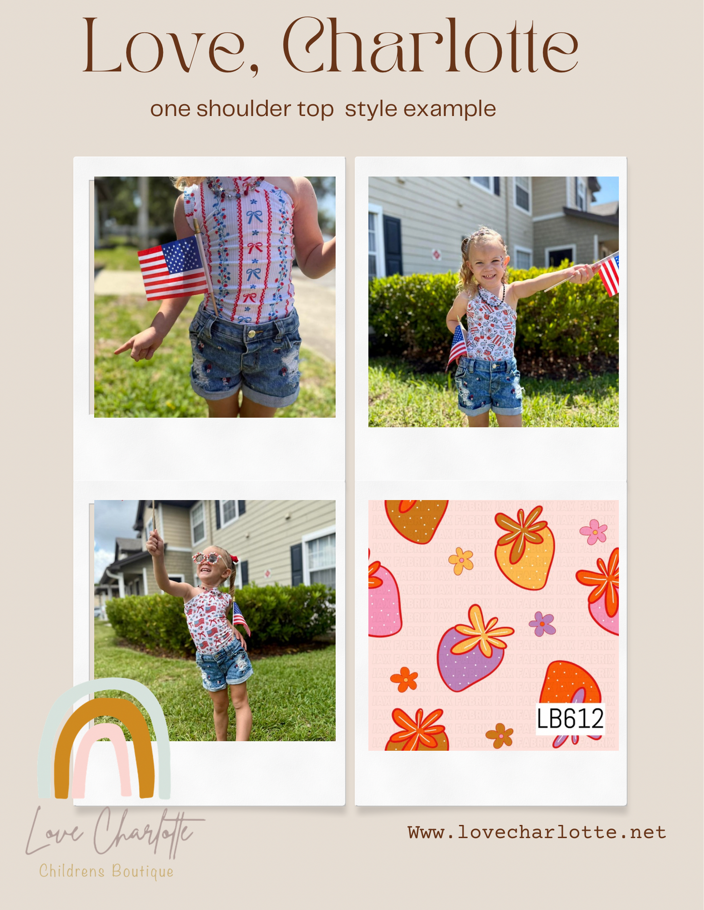 Berry One shoulder top