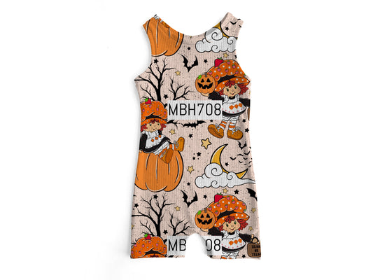 Pumpkin shortcake Ollie romper