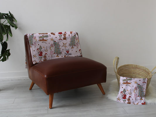 Pinkville Playmat, swaddle, and blanket