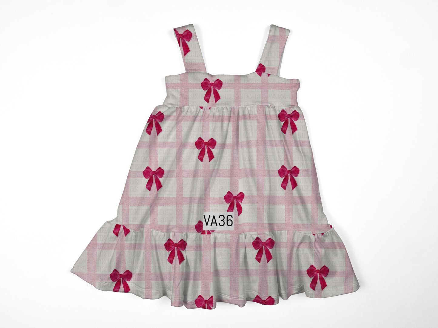 Pink bows ivy dress