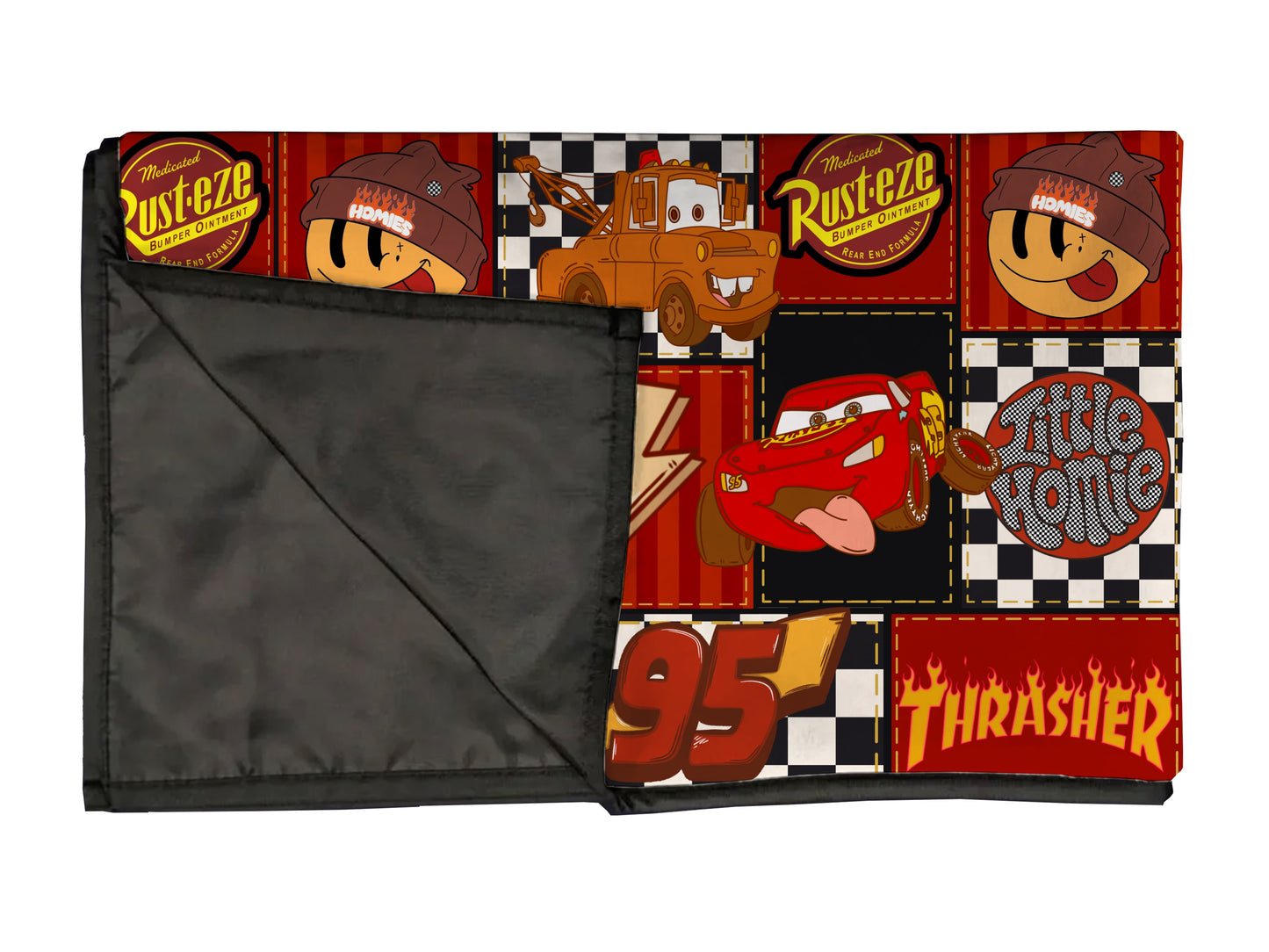 95 playmat, swaddle, and blanket