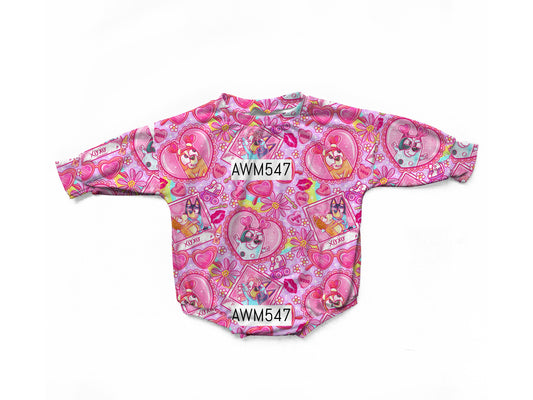 Muffin heart oversized romper