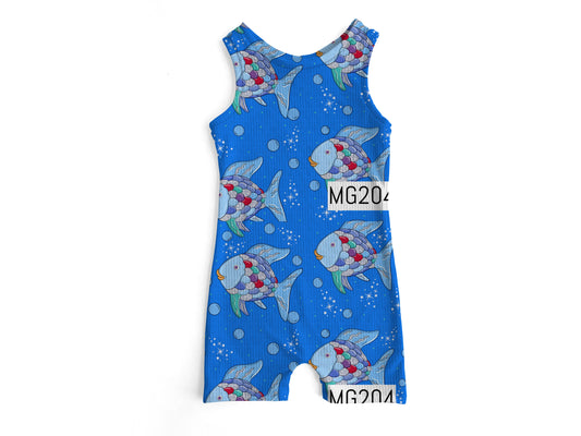 Rainbow fish  Ollie romper