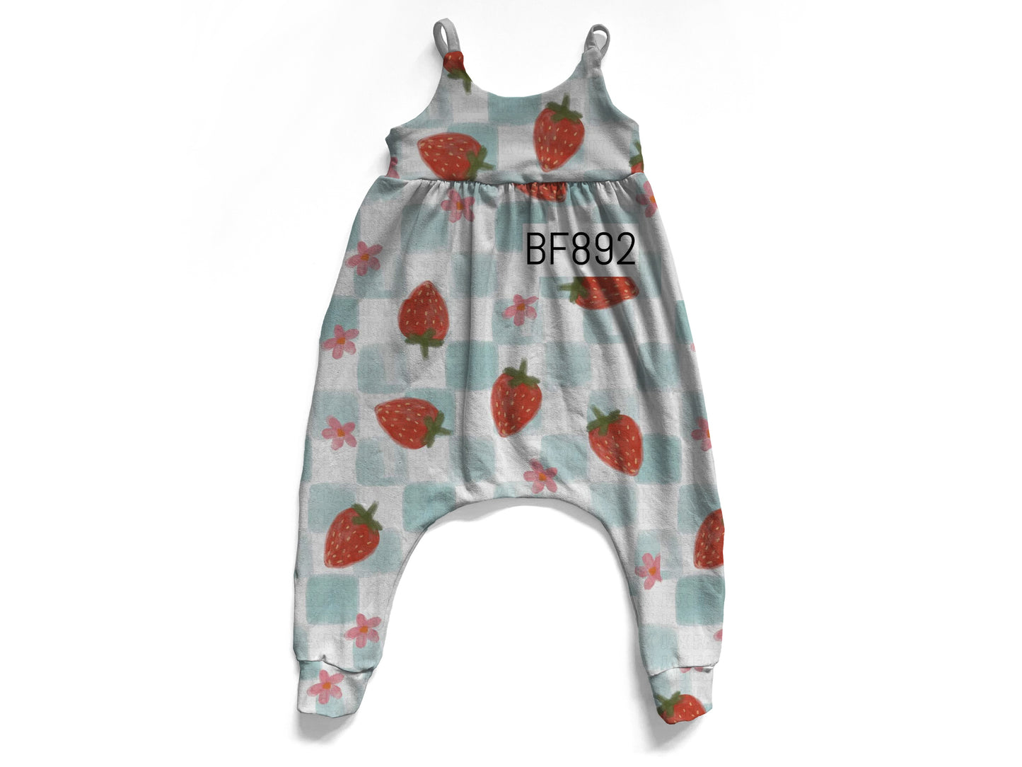 Strawberry check og romper