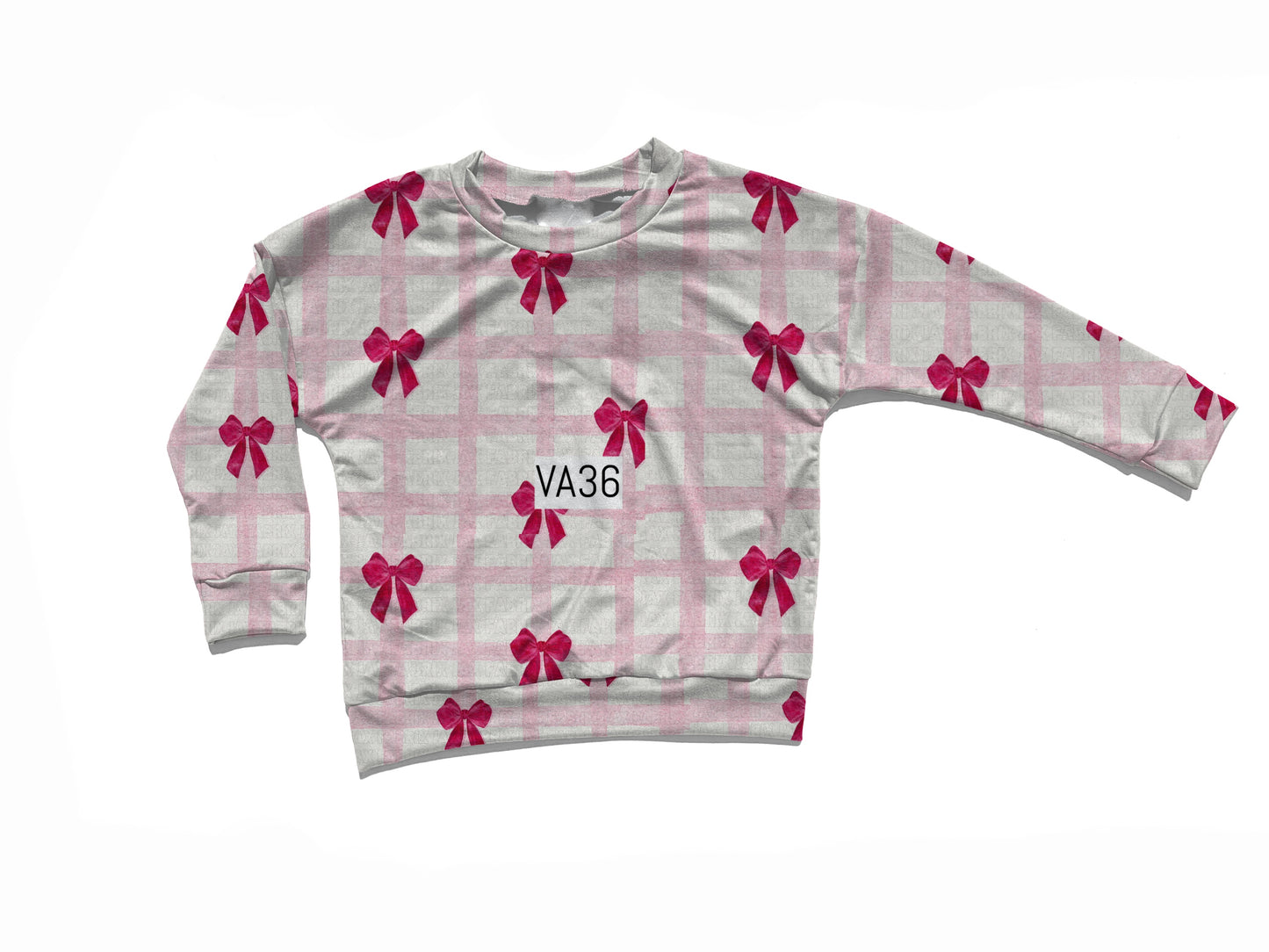 Pink bows Dolman top