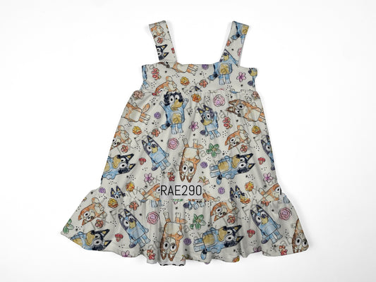 Sketch dog ivy dress
