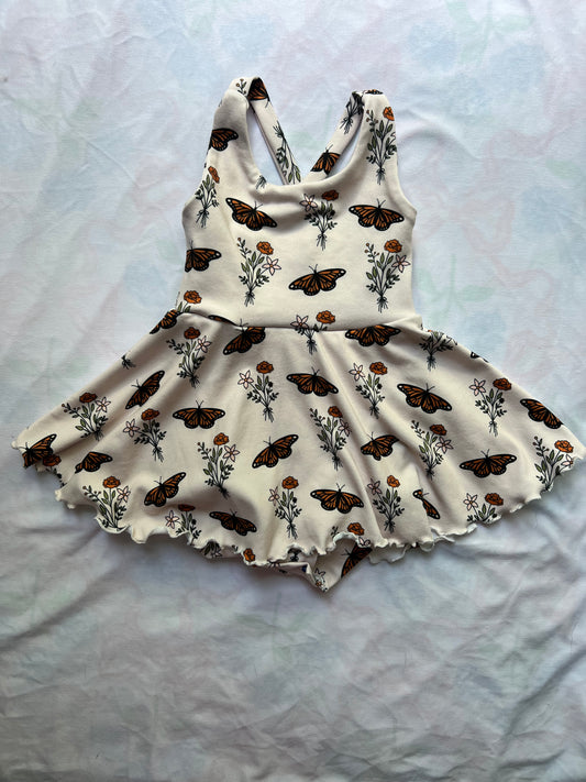6-9 Brielle romper with snaps