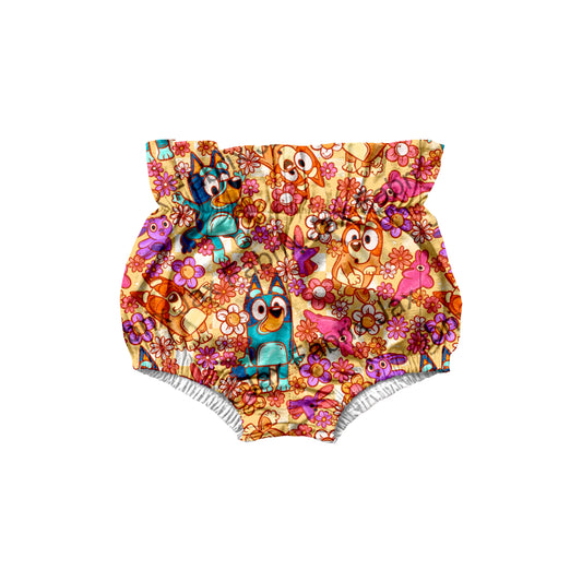 Orange flower  paper bag bloomers