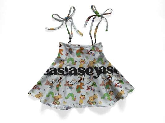 All the books  tie skirt