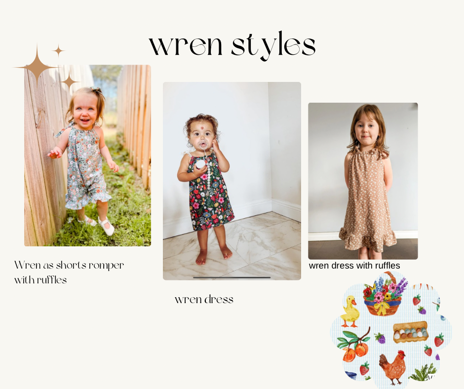 Egg stand  ( dress or romper option )