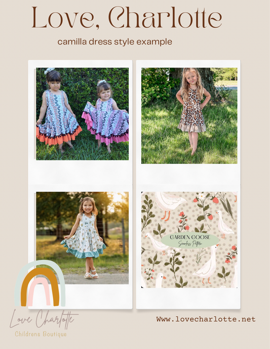 Neutral goose Camilla dress or peplum