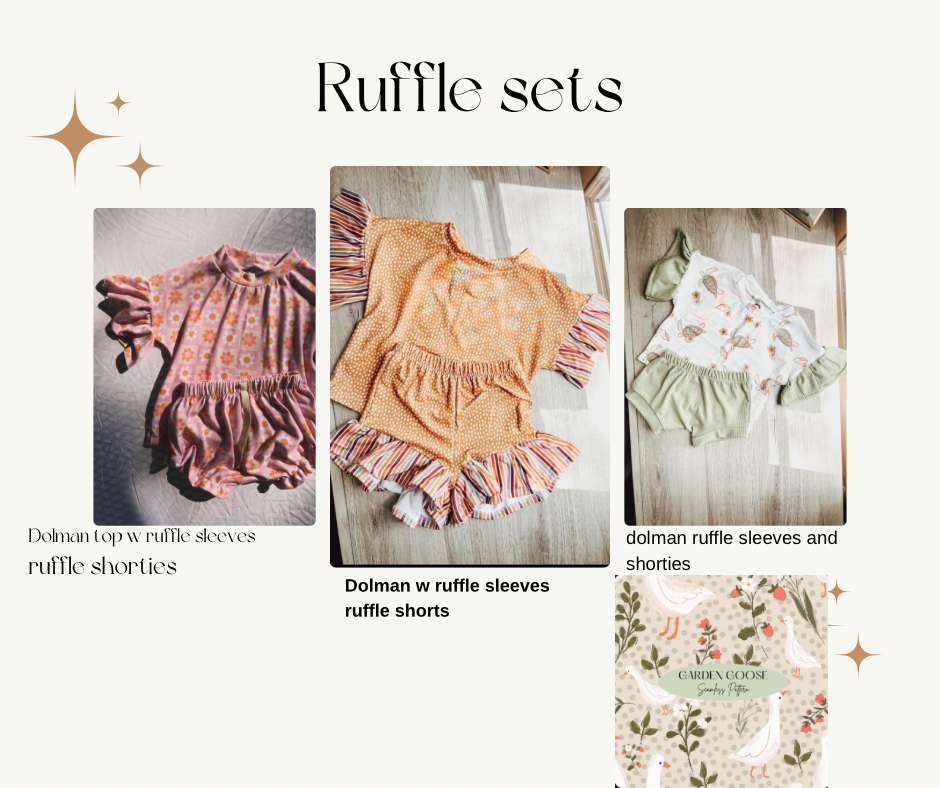Neutral goose set ( style options in the listing )
