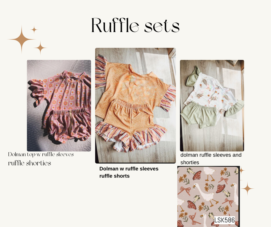 Mushroom goose set ( style options in the listing )
