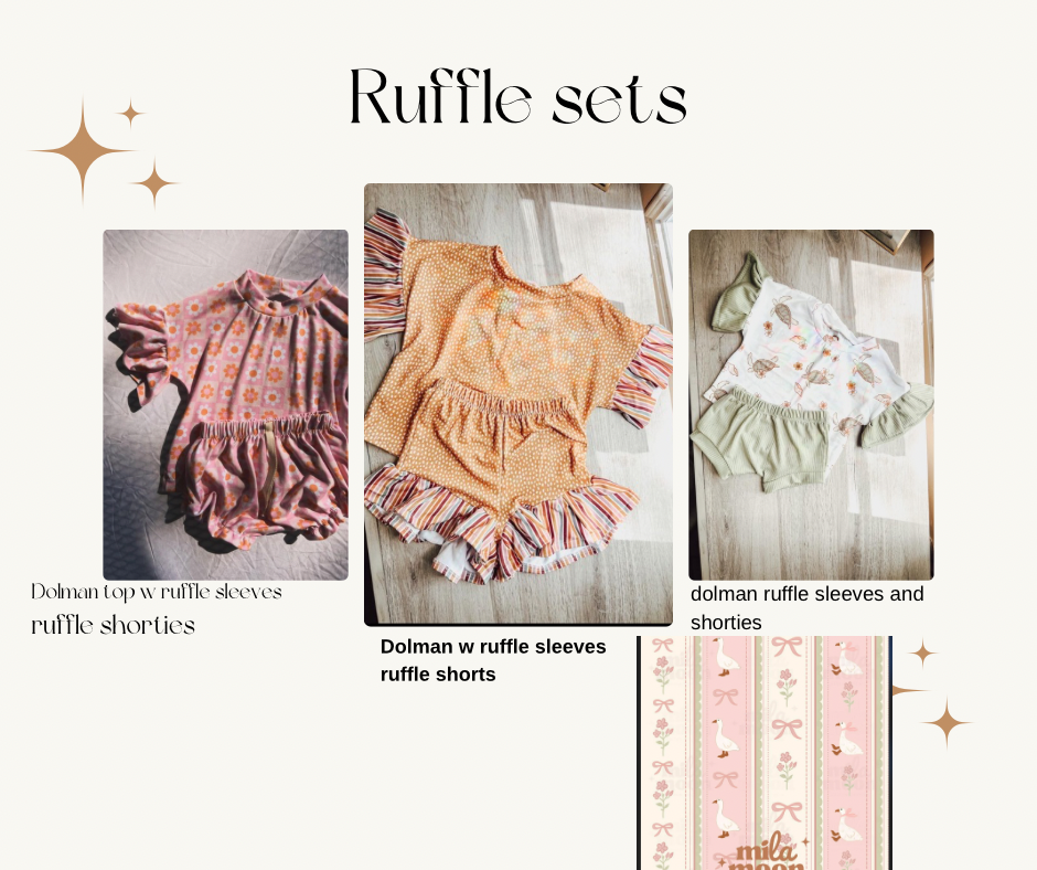 Stripe goose set ( style options in the listing )