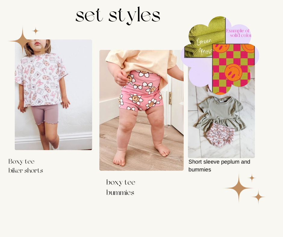 Smile set ( style options in the listing )