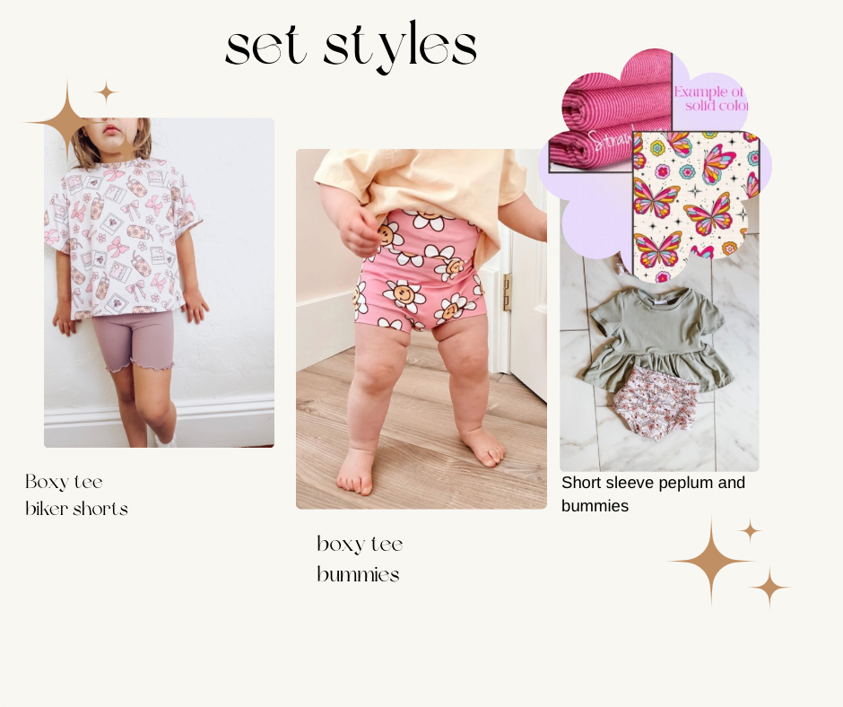 Butterfly set ( style options in the listing )