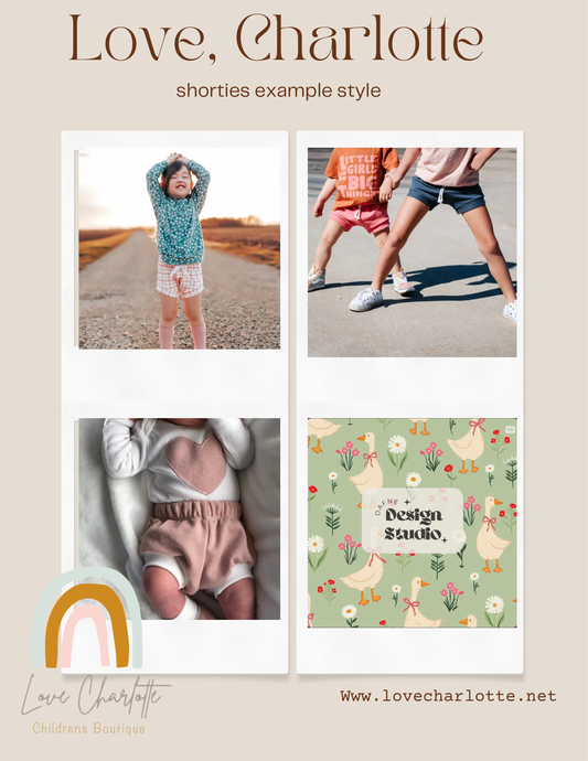 Green goose shorties