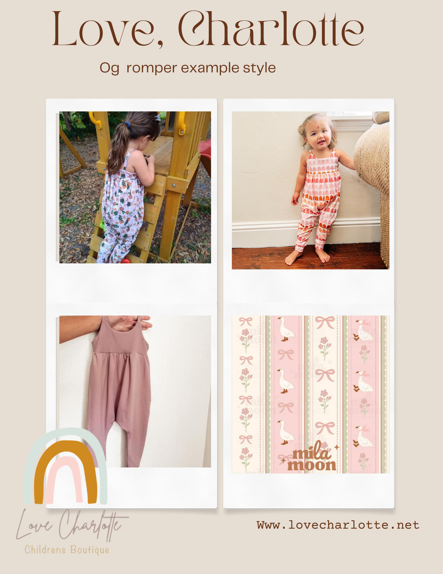 Goose stripe og romper