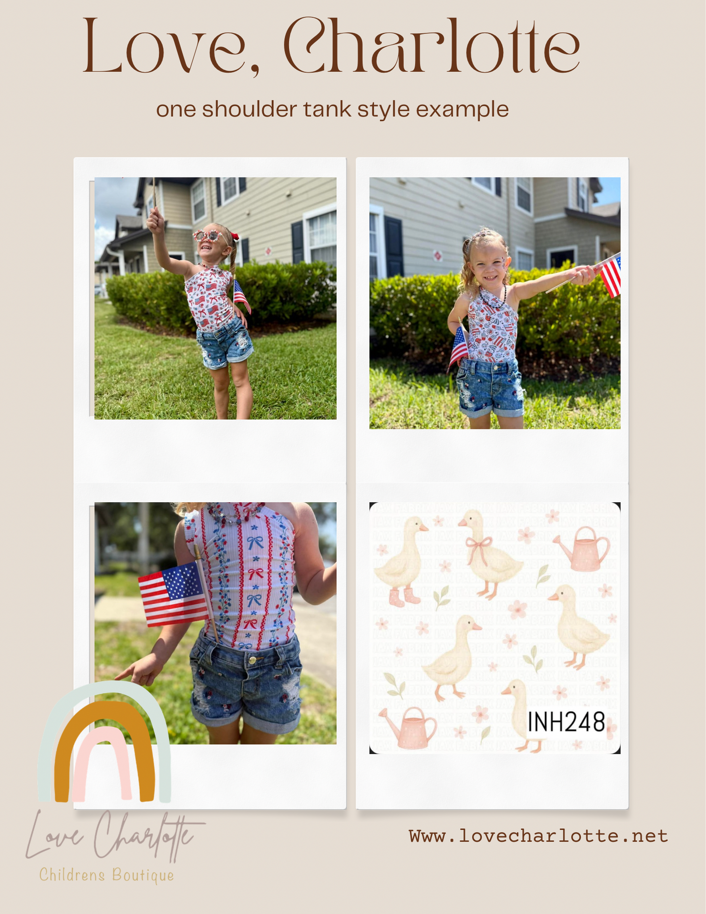 Pink goose One shoulder top