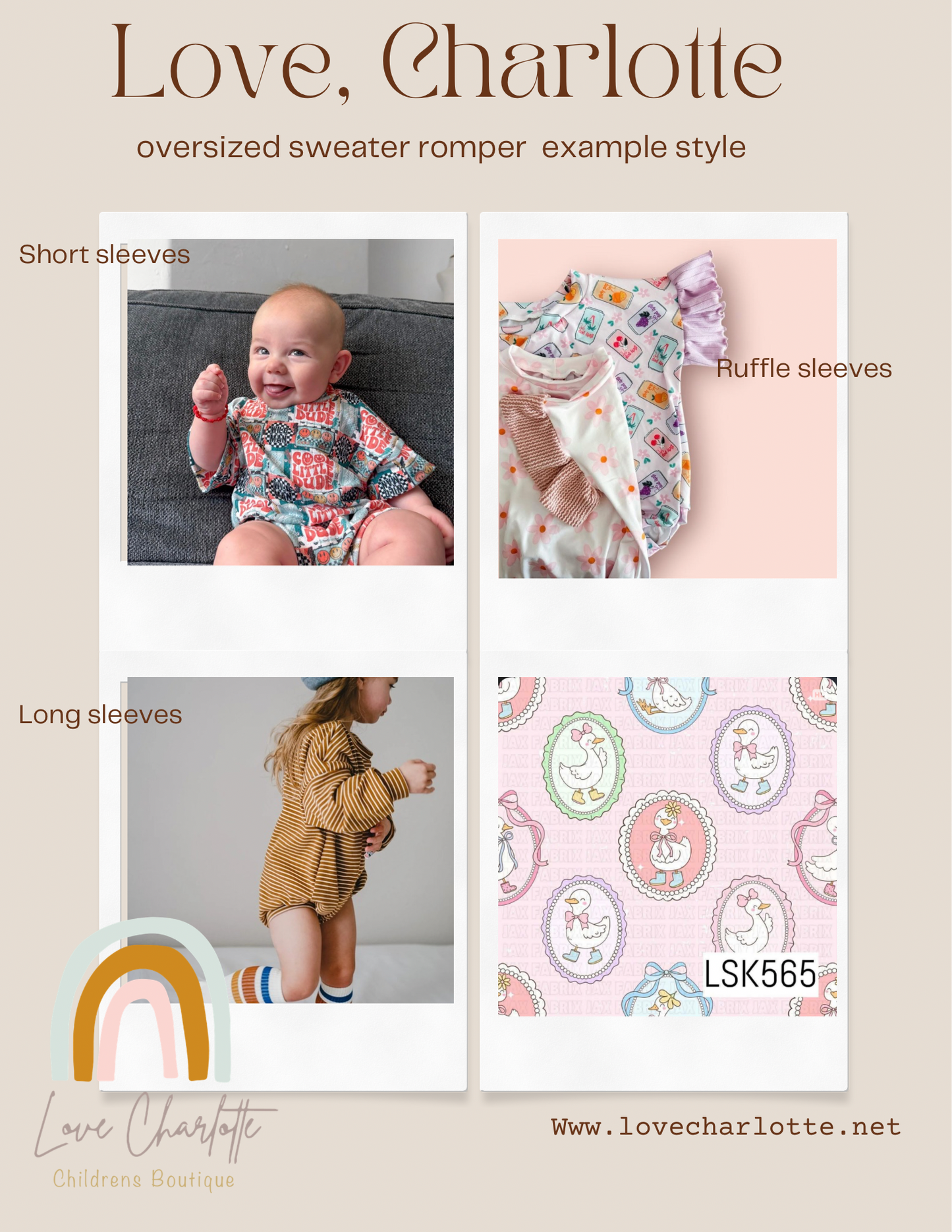 goose boots oversized romper