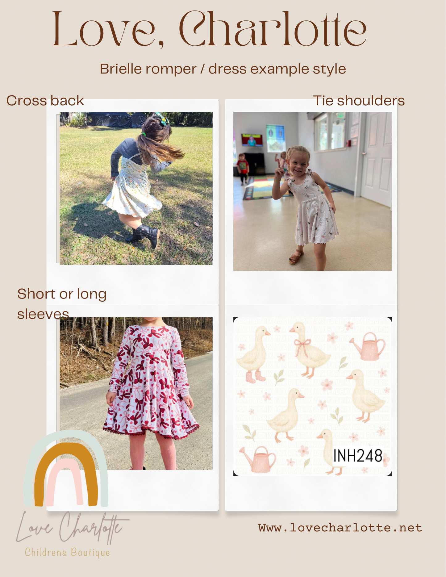 Pink Goose brielle ( romper or dress)
