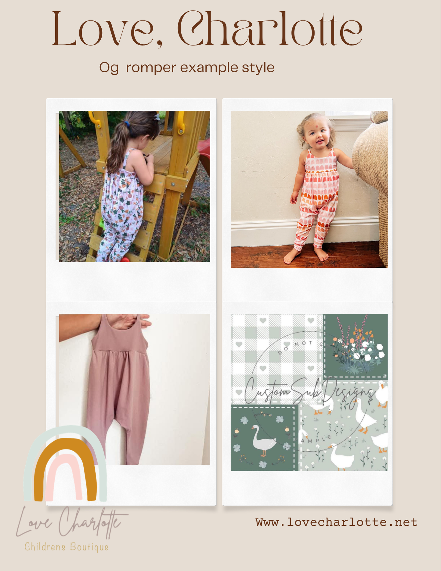 Patchwork Goose og romper