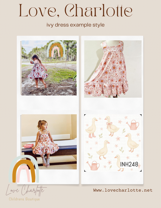 Pink goose ivy dress