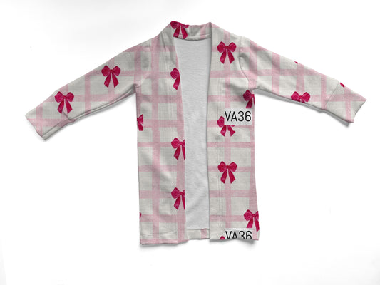 Pink bows cardigan