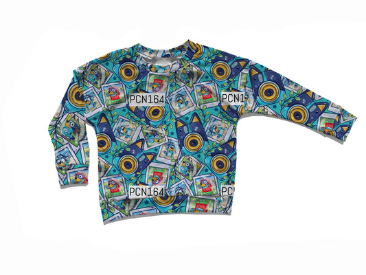 Bluey Dolman top