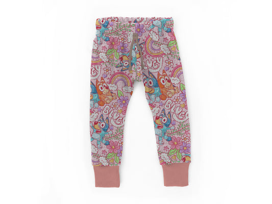 Pink rainbow Joggers